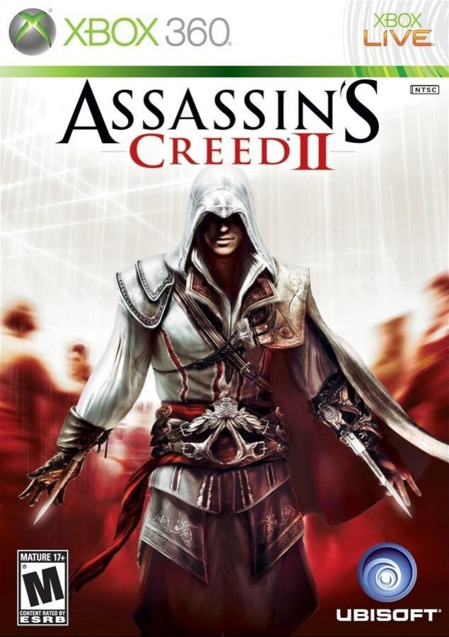 Assassin's Creed II cover art for Xbox 360 (X360) video game