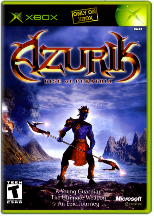 Azurik: Rise of Perathia cover art for Xbox (XBOX) video game