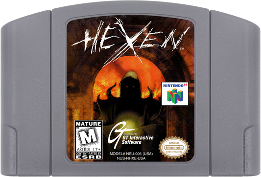 Hexen cartridge for Nintendo 64 N64 video game