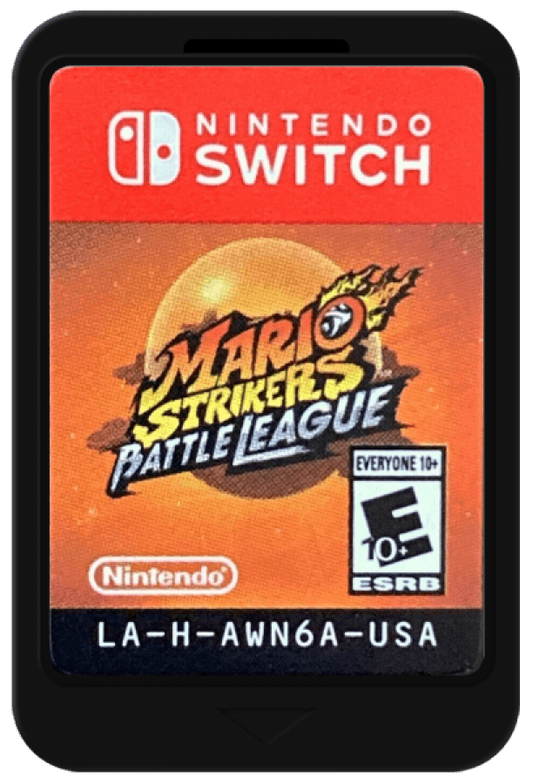 Mario Strikers Battle League cartridge for Nintendo Switch (NS) video game