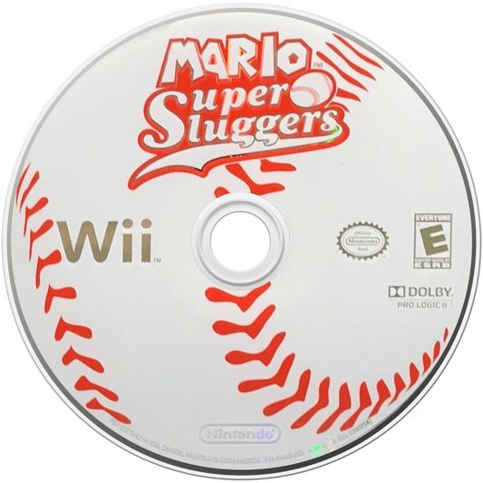 Mario Super Sluggers – Nintendo Wii (Wii) arcade baseball sports multiplayer video game disc