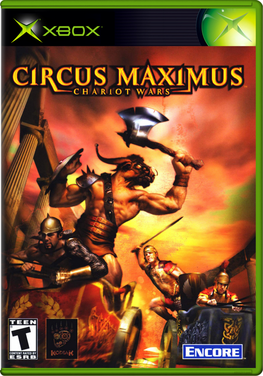 Circus Maximus: Chariot Wars cover art for Xbox (XBOX) video game