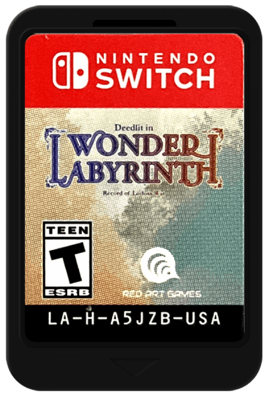 Record of Lodoss War: Deedlit in Wonder Labyrinth Nintendo Switch (NS) game card art.