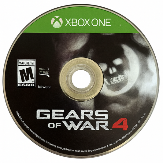 Gears of War 4 disc for Xbox One (XONE) third-person action shooter video game