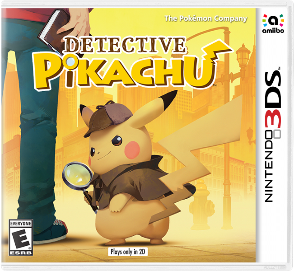 Detective Pikachu cover art for Nintendo 3DS (3DS) video game