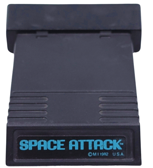 Space Attack retro Atari 2600 video game Space Attack arcade shooter space combat alien invasion classic retro gameplay console title Atari 2600 release cartridge