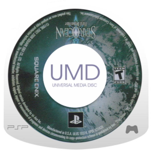 Star Ocean: First Departure disc for PlayStation Portable (PSP) action role-playing game