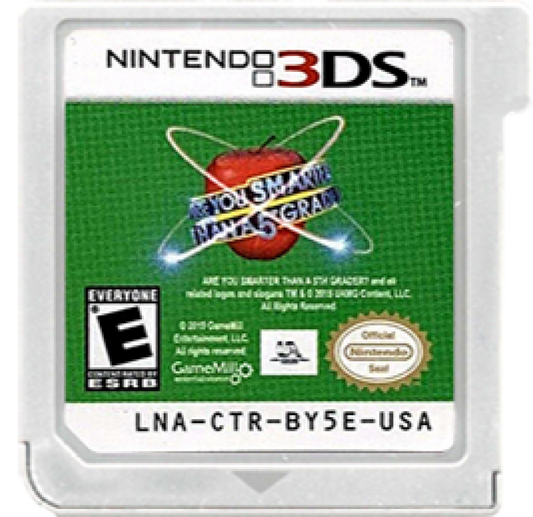 Are You Smarter Than a 5th Grader? cartridge for Nintendo 3DS (3DS) educational trivia video game