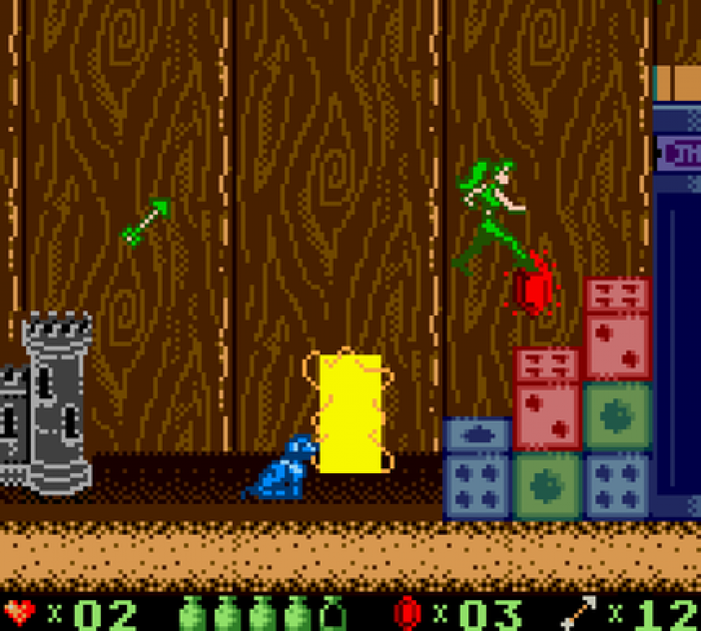 Portal Runner gameplay for Game Boy Color GBC video game