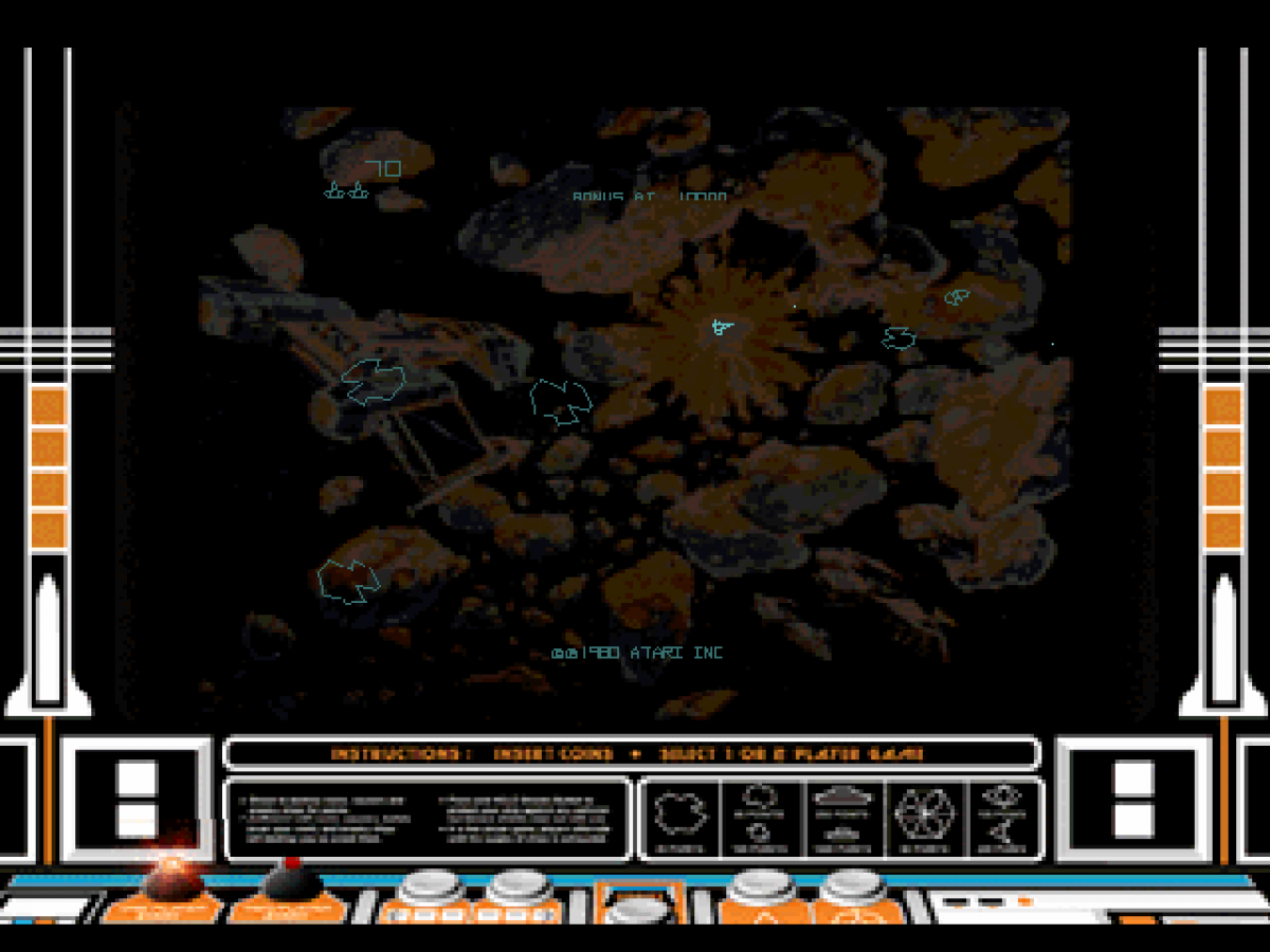 Atari Anniversary Redux gameplay image for PlayStation 1 PS1 retro video game