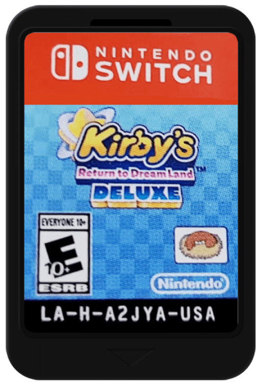 Kirbys Return to Dream Land Deluxe cartridge for Nintendo Switch NS video game