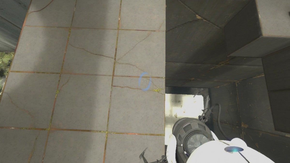 Portal 2 gameplay for Xbox 360 (X360) first-person puzzle platform video game