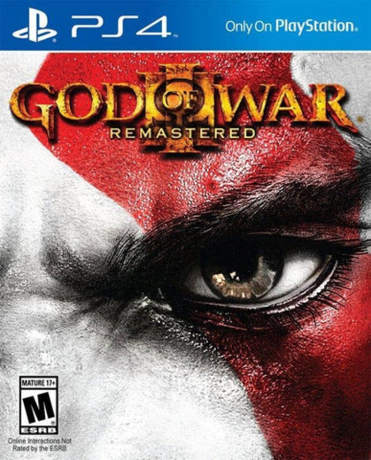 God of War III: Remastered cover art for PlayStation 4 (PS4) video game