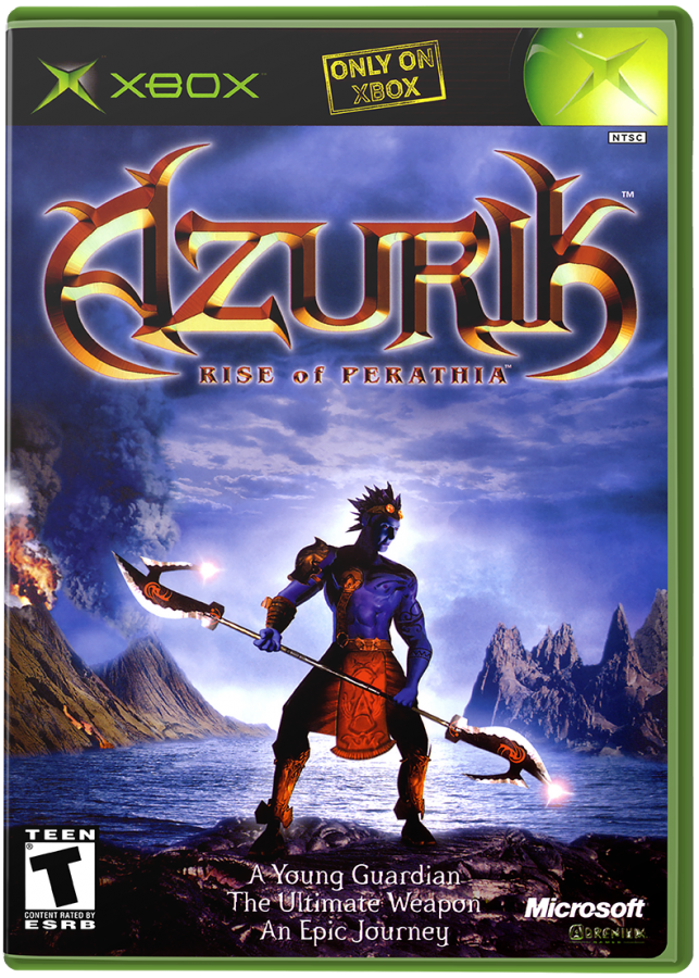 Azurik: Rise of Perathia cover art for Xbox (XBOX) video game