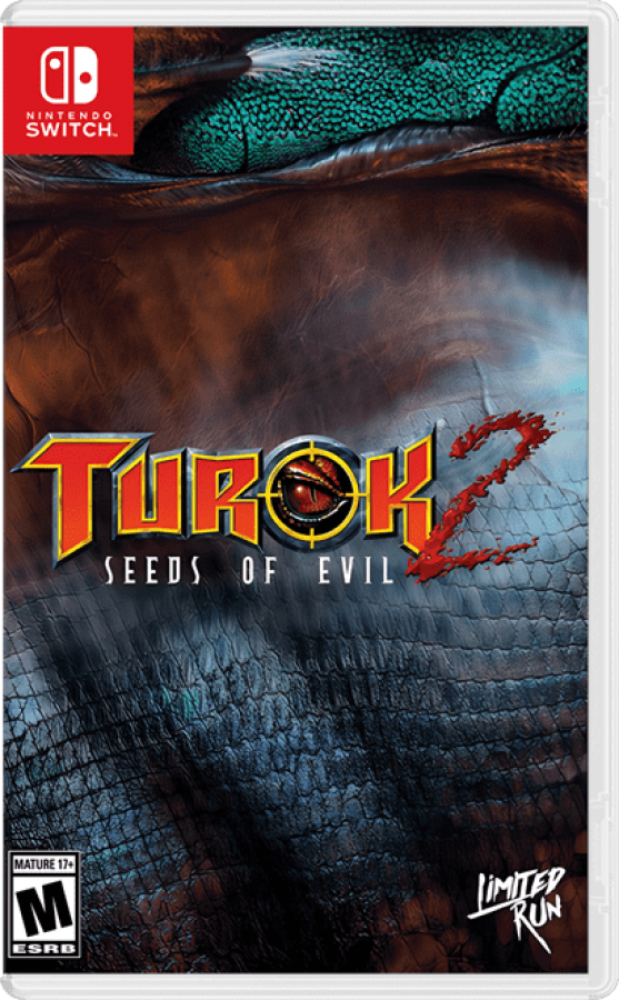 Turok 2: Seeds of Evil – Nintendo Switch (NS) cover art for video game for NS
