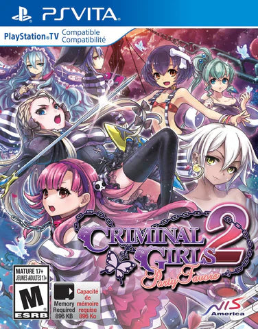 Criminal Girls 2: Party Favors cover art for PlayStation VITA (PS VITA) video game