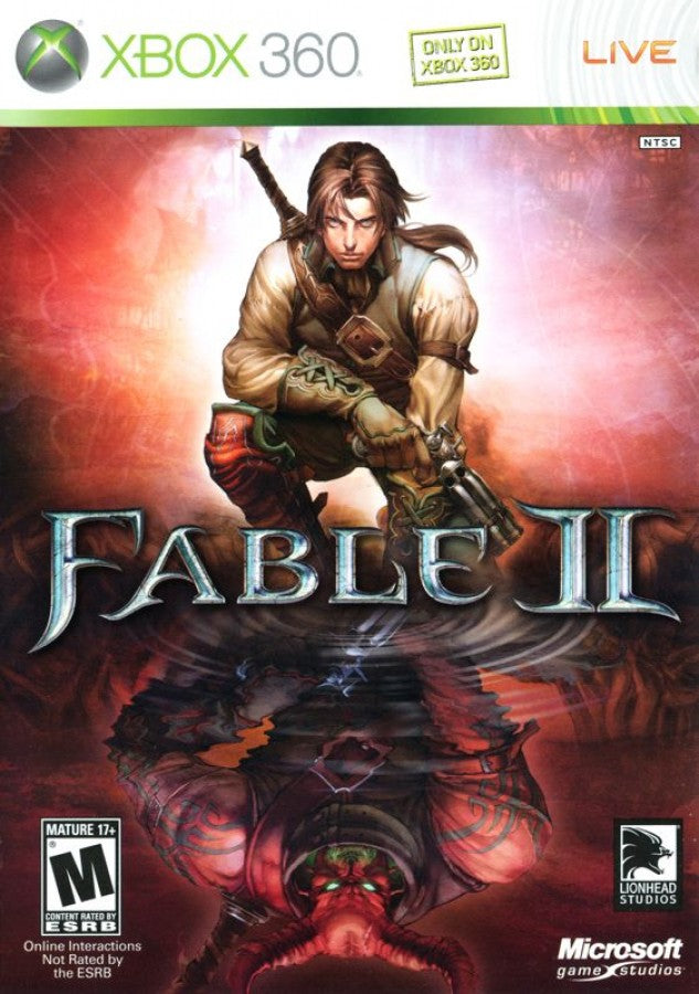 Fable II cover art for Xbox 360 (X360) fantasy action role-playing video game