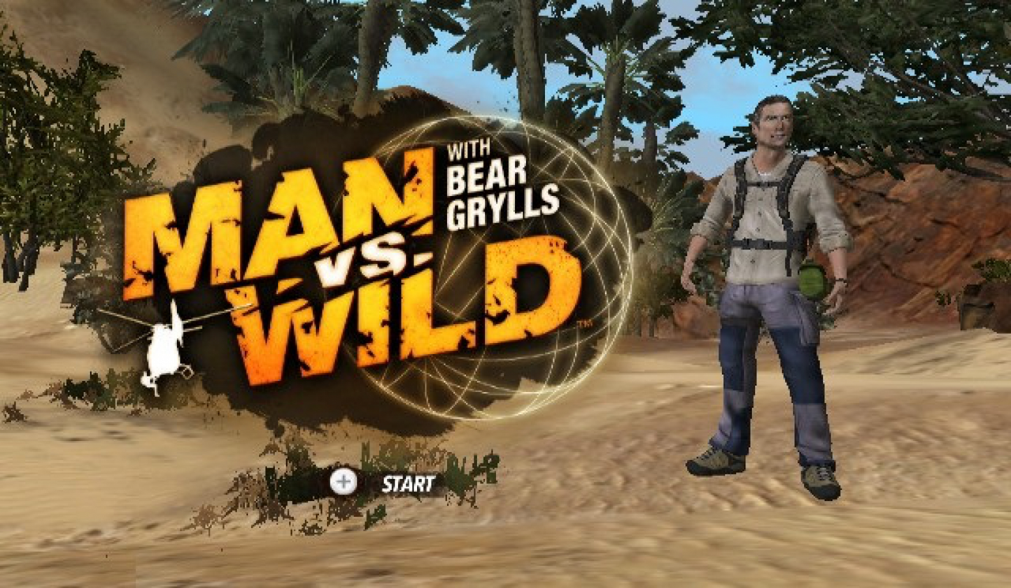 Man vs. Wild with Bear Grylls – Nintendo Wii (Wii) survival adventure action video game title screen