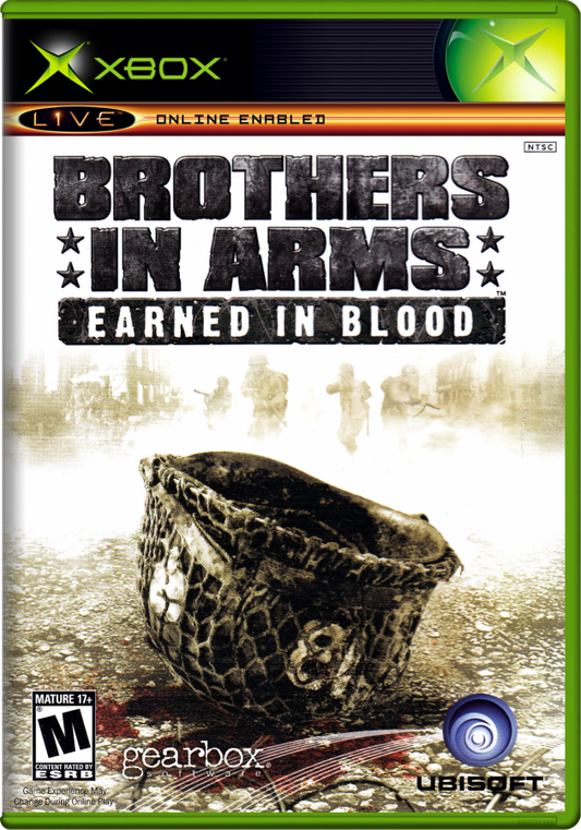 Brothers in Arms: Earned in Blood cover art for Xbox (XBOX) video game