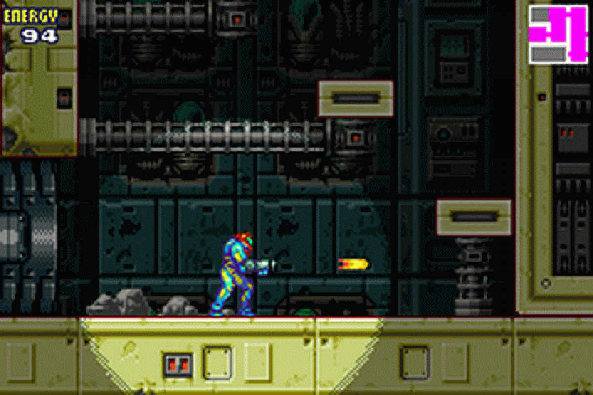 Metroid: Fusion – Game Boy Advance (GBA) Gameplay Art for this Video Game