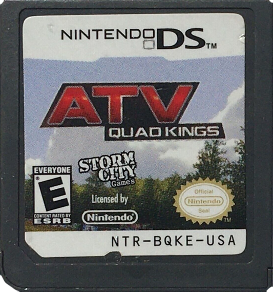 ATV Quad Kings cartridge for Nintendo DS (DS) off-road racing video game
