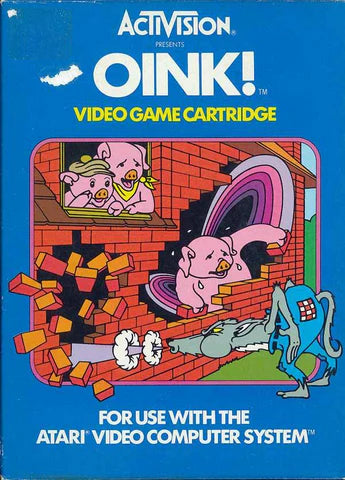 Oink! cover art for Atari 2600 (2600) video game