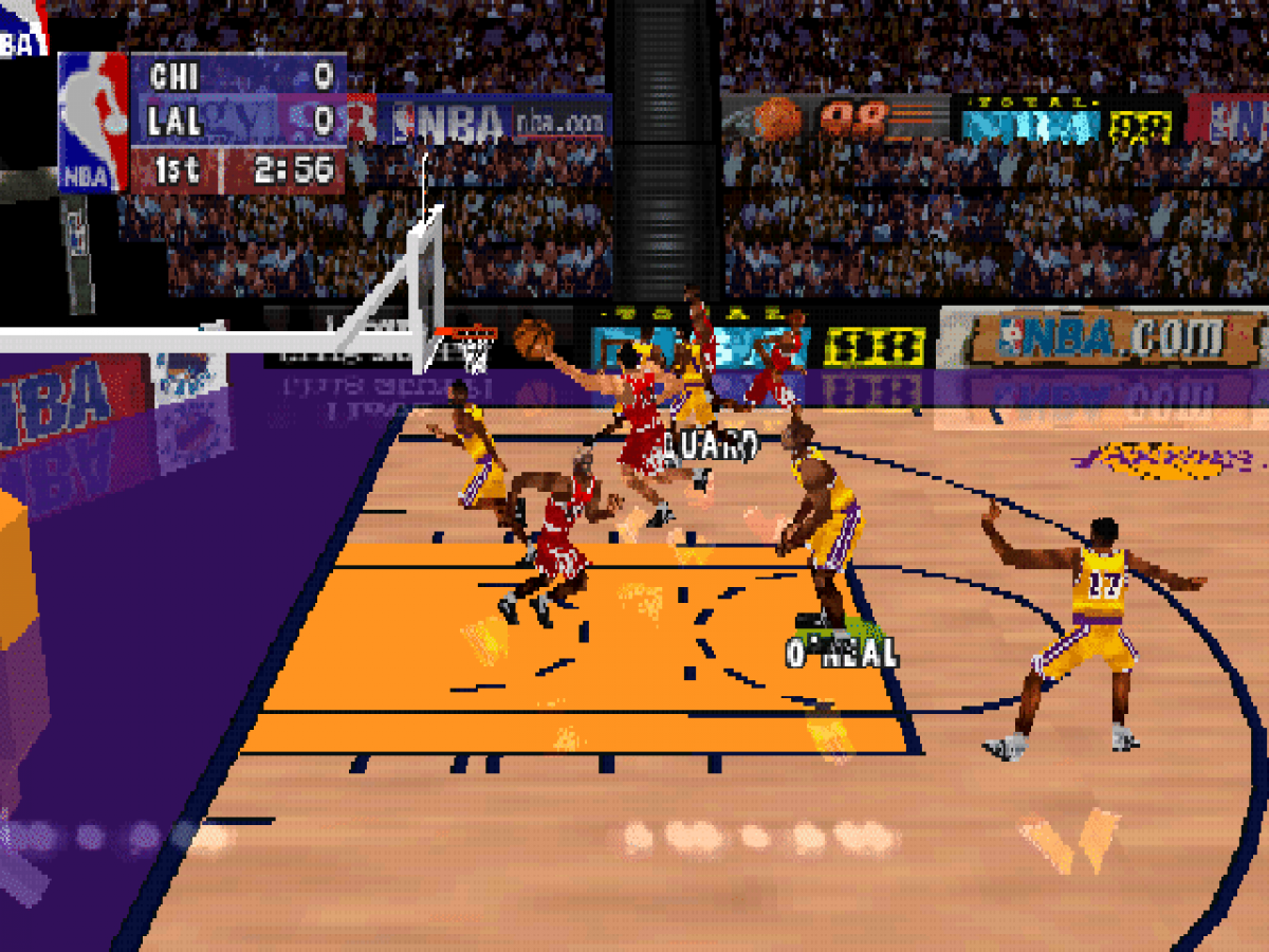 NBA ShootOut 98 gameplay for PlayStation 1 (PS1) retro basketball video game