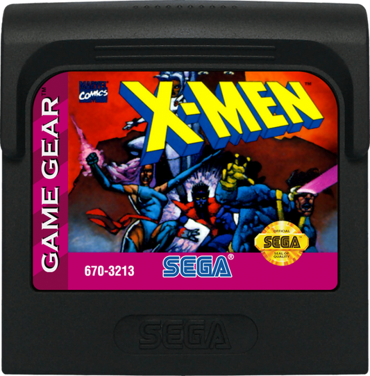X-Men cartridge for Sega Game Gear (GG) video game