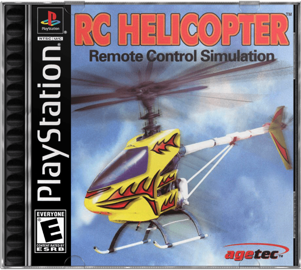 RC Helicopter cover art for PlayStation 1 (PS1) video game