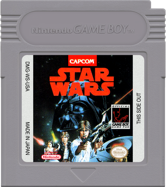 Star Wars cartridge art for Game Boy (GB) video game
