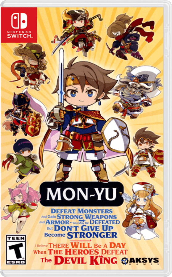 Mon-Yu Nintendo Switch Front Cover Art for the Nintendo Switch Video Game