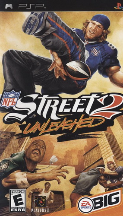 NFL Street 2 Unleashed cover art for PlayStation Portable (PSP) video game