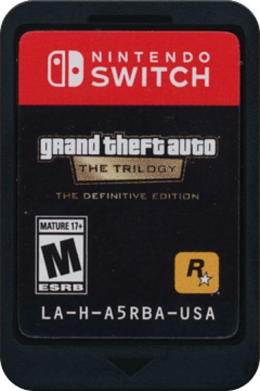 Grand Theft Auto: The Trilogy cartridge for Nintendo Switch (NS) video game