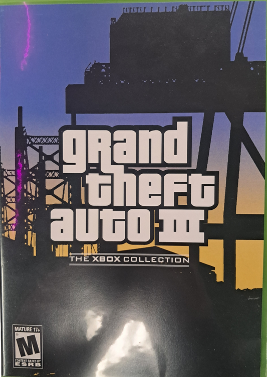 Grand Theft Auto Rockstar Games Double Pack Xbox for retro video game enthusiasts featuring open world action gameplay crime driven storylines expansive city exploration vehicle based missions sandbox freedom elements multiple classic Grand Theft Auto adventures and collectible gaming appeal III front cover