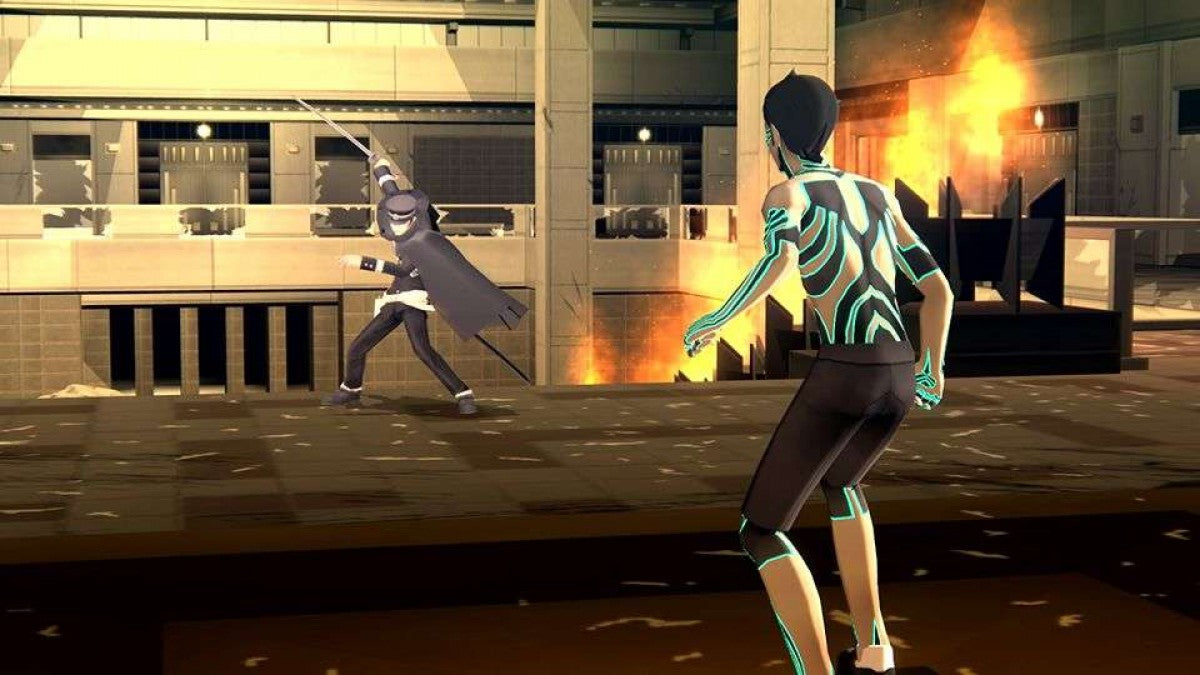 Shin Megami Tensei III Nocturne HD Remaster for Nintendo Switch JRPG featuring demon negotiation turn based combat dark post apocalyptic Tokyo setting and remastered visuals gameplay