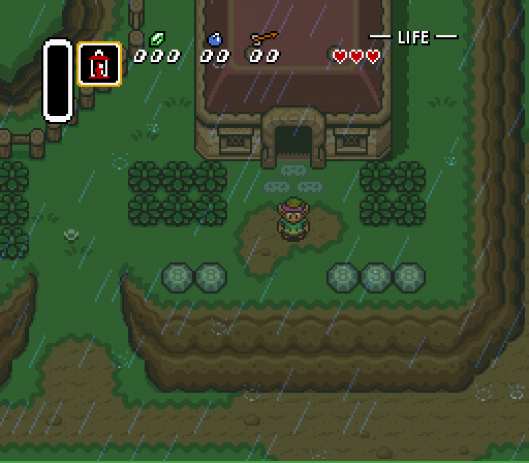 The Legend of Zelda: A Link to the Past gameplay image for Super Nintendo Entertainment System (SNES) retro video game