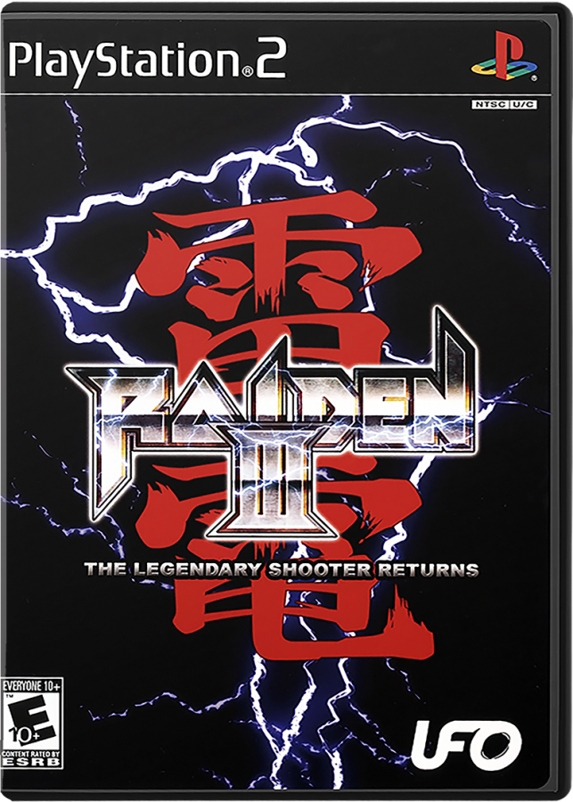 Raiden III cover art for PlayStation 2 (PS2) video game