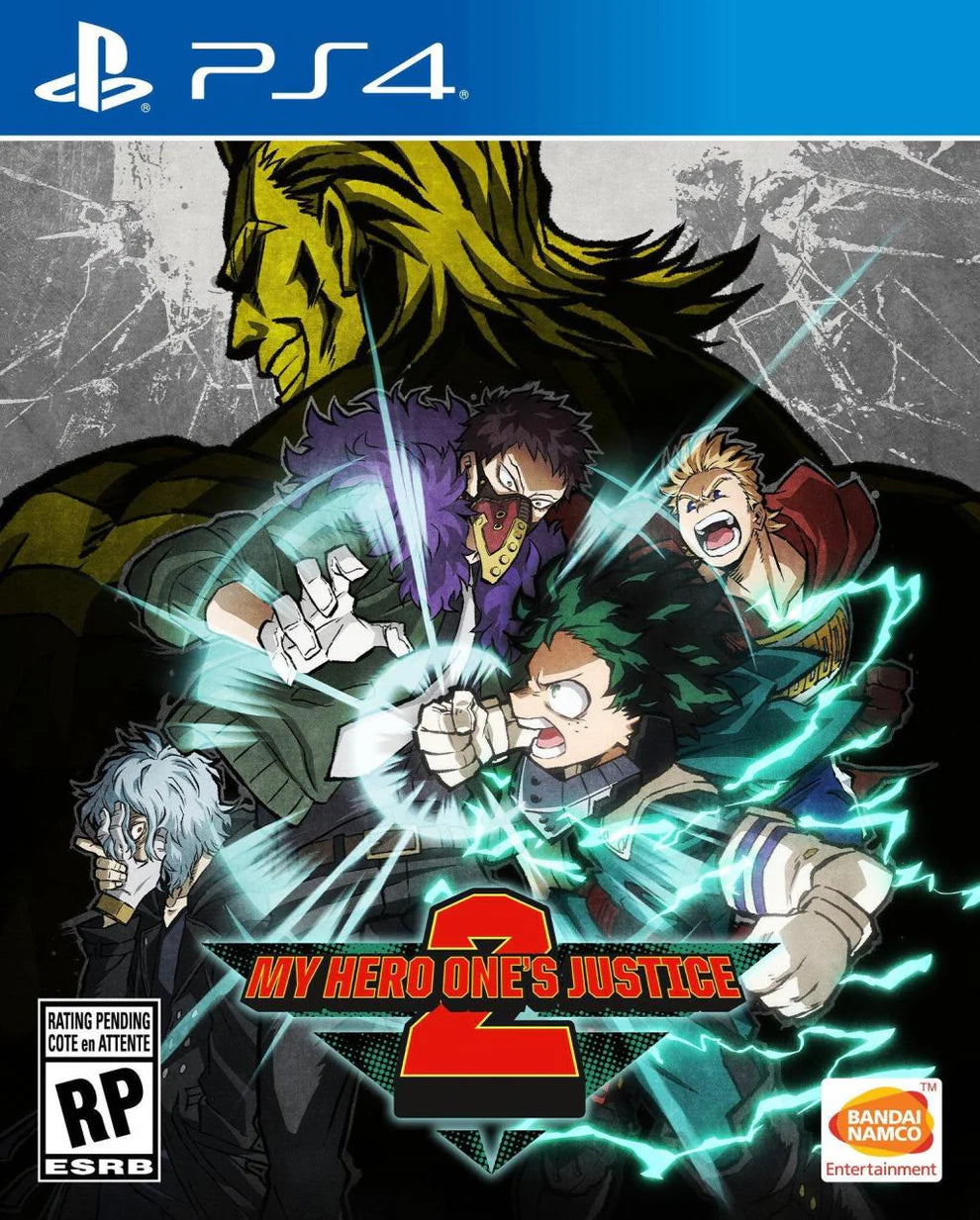 My Hero One's Justice 2 cover art for PlayStation 4 (PS4) video game