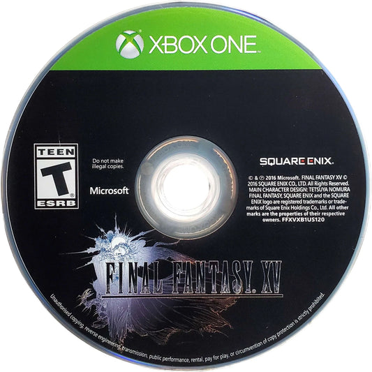 Final Fantasy XV disc for Xbox One (XONE) action role-playing video game