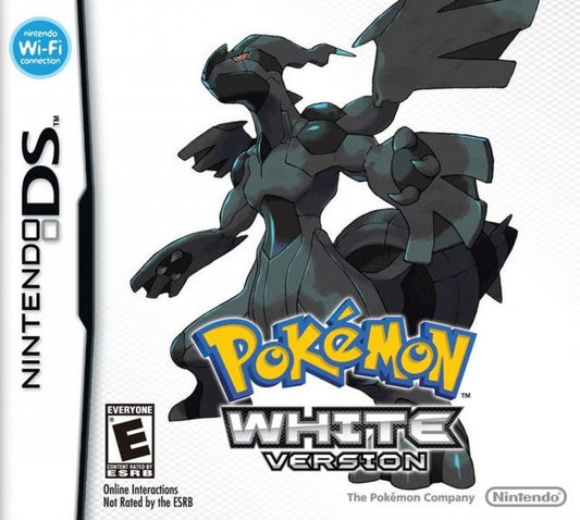 Pokémon: White cover art for Nintendo DS (DS) Pokémon RPG adventure video game