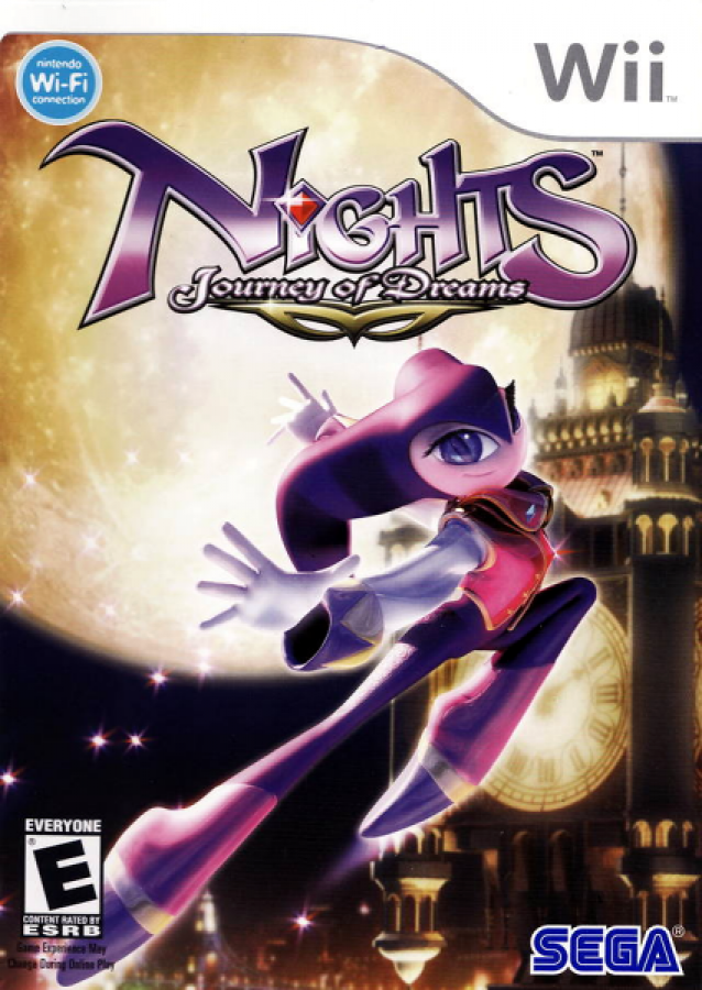 Nights: Journey of Dreams cover art for Nintendo Wii (Wii) video game