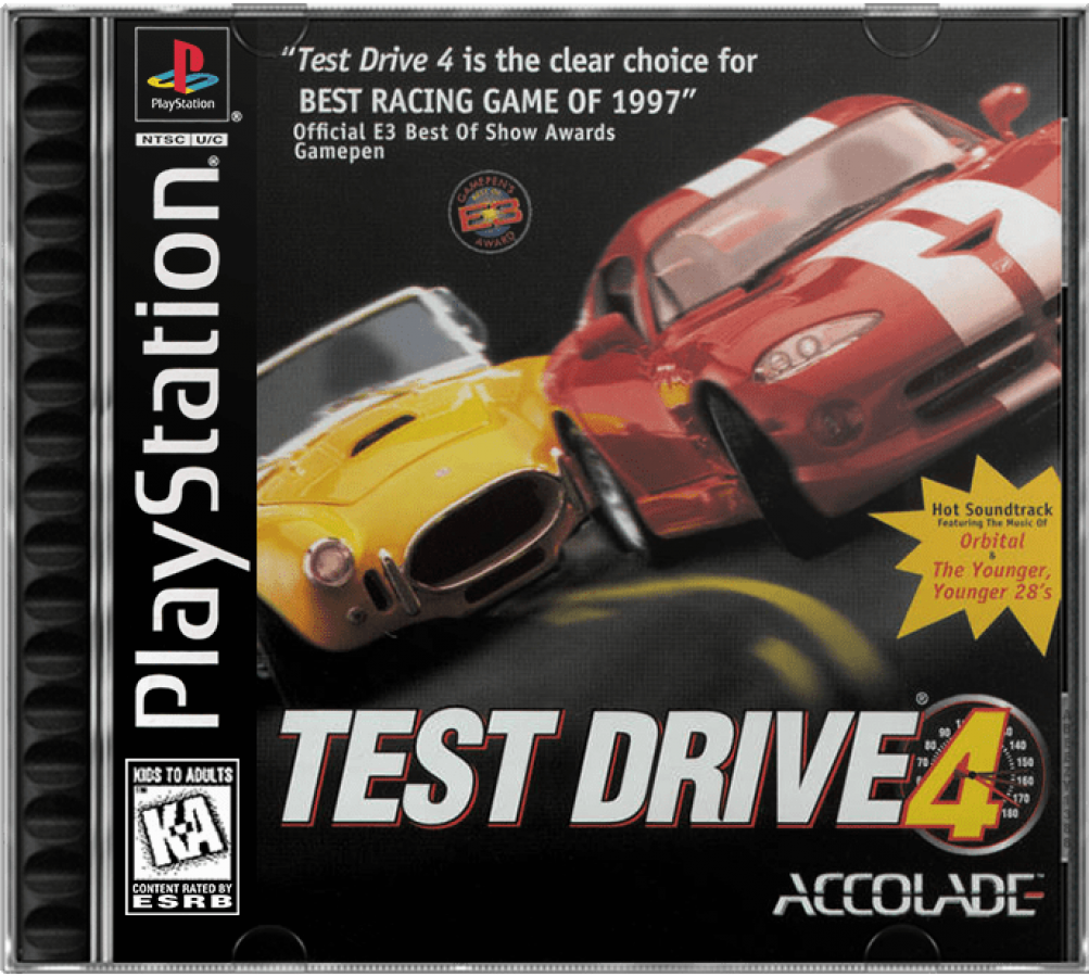 Test Drive 4 cover art for PlayStation 1 (PS1) video game
