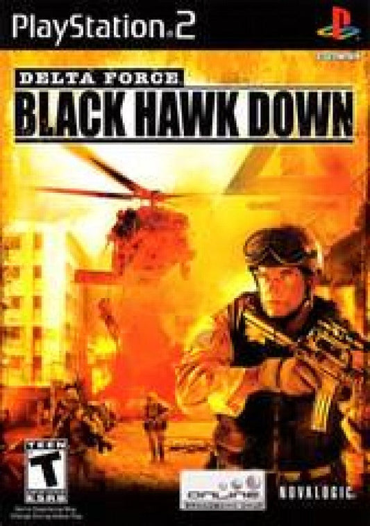 Delta Force: Black Hawk Down cover art for PlayStation 2 (PS2) video game