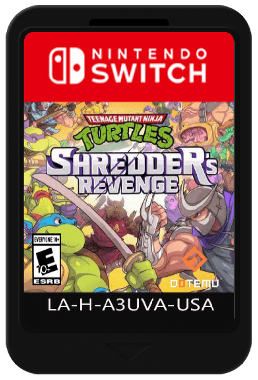 Teenage Mutant Ninja Turtles Shredders Revenge cartridge for Nintendo Switch NS video game