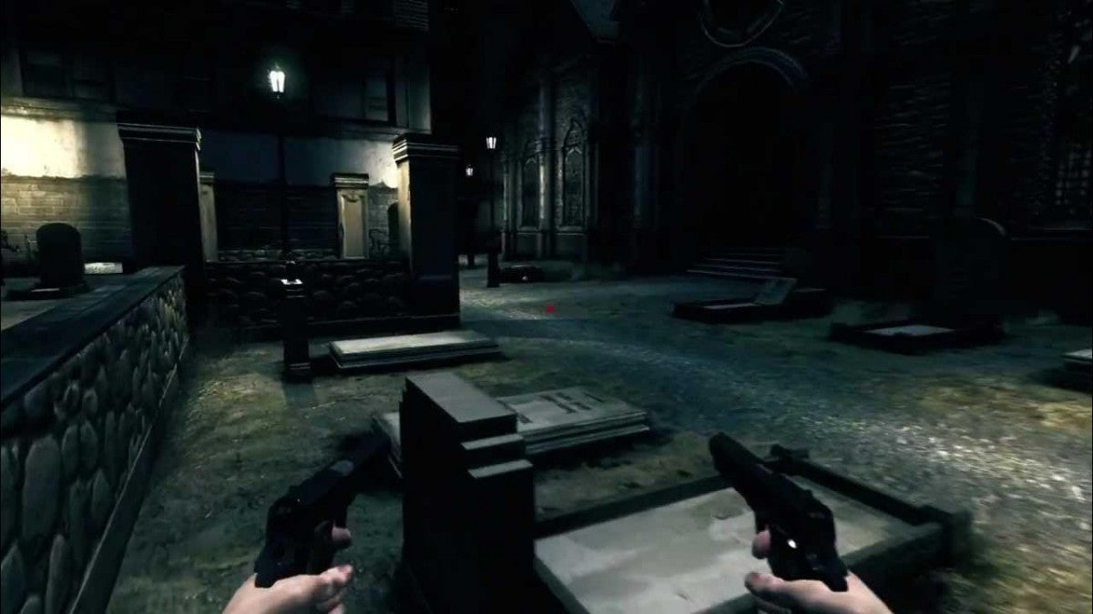 The Darkness for Xbox 360 first person shooter video game featuring dark supernatural powers dual wield combat horror themed storyline and immersive comic book inspired experience gameplay