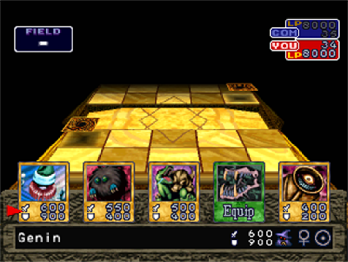 Yu-Gi-Oh! Forbidden Memories gameplay for PlayStation 1 (PS1) card battle video game