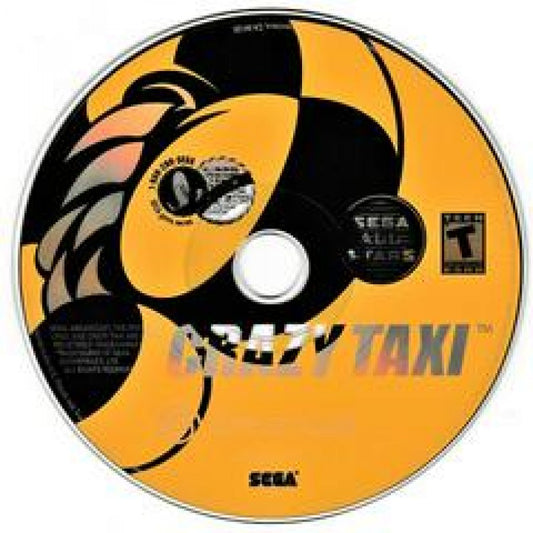 Crazy Taxi Sega All-Stars Edition Dreamcast featuring high-speed arcade driving gameplay with iconic city taxi disc
