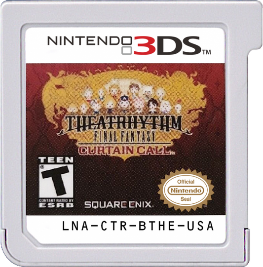 Theatrhythm Final Fantasy: Curtain Call cartridge for Nintendo 3DS (3DS) rhythm music video game