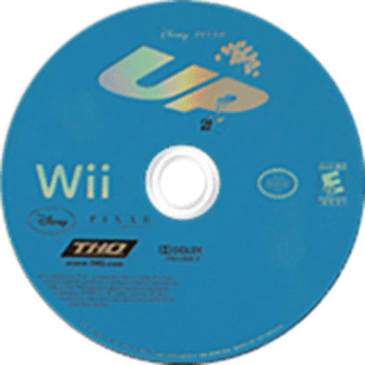 Disney Pixar Up Nintendo Wii for action adventure video game fans featuring Carl Fredricksen and Russell colorful environments platforming challenges balloon powered exploration puzzle solving cooperative multiplayer motion controls and family friendly gameplay collectible gaming appeal disc
