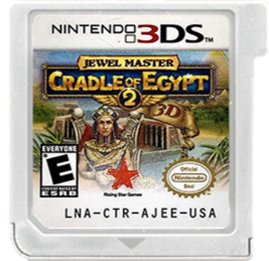 Jewel Master: Cradle of Egypt 2 3D cartridge for Nintendo 3DS (3DS) puzzle match-3 video game